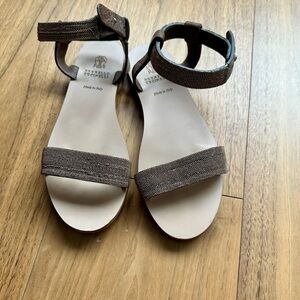Brunello Cucinelli Beaded Sandals